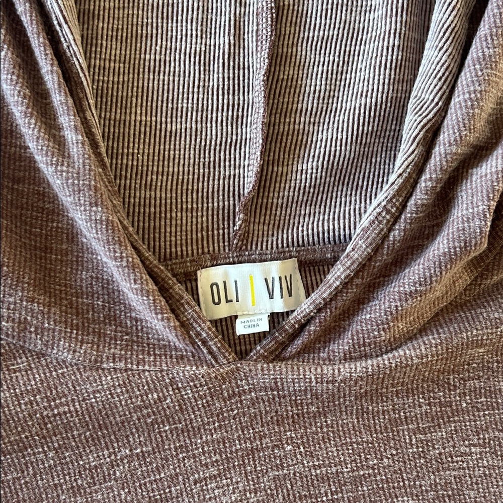 Women's Long Sleeve Top - Brown